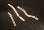 Alabaster Bent Tube Chandelier A - fovolighting