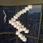 Alabaster Box Linear Chandelier