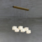 Alabaster Box Linear Chandelier