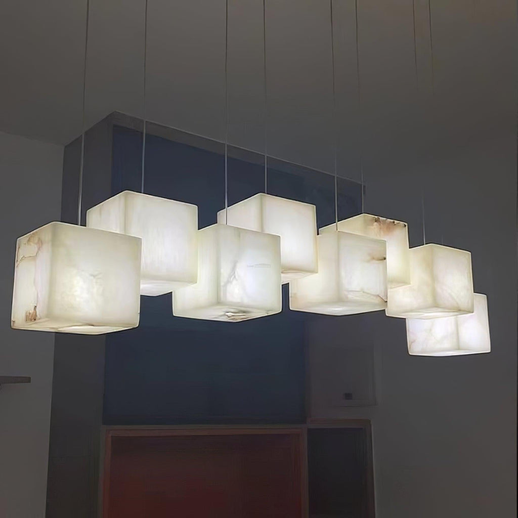 Alabaster Box Linear Chandelier