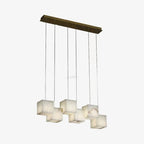 Alabaster Box Linear Chandelier