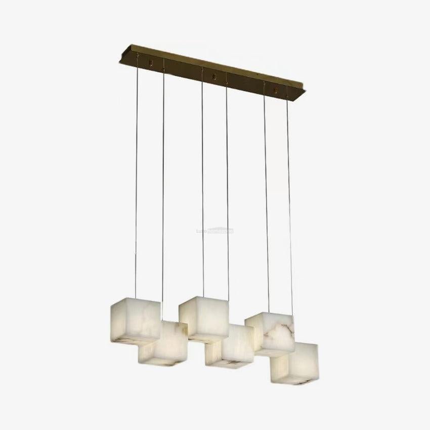 Alabaster Box Linear Chandelier - fovolighting