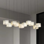 Alabaster Box Linear Chandelier - fovolighting