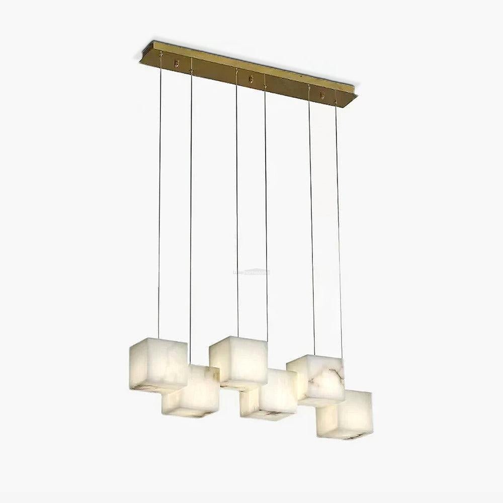 Alabaster Box Linear Chandelier - fovolighting