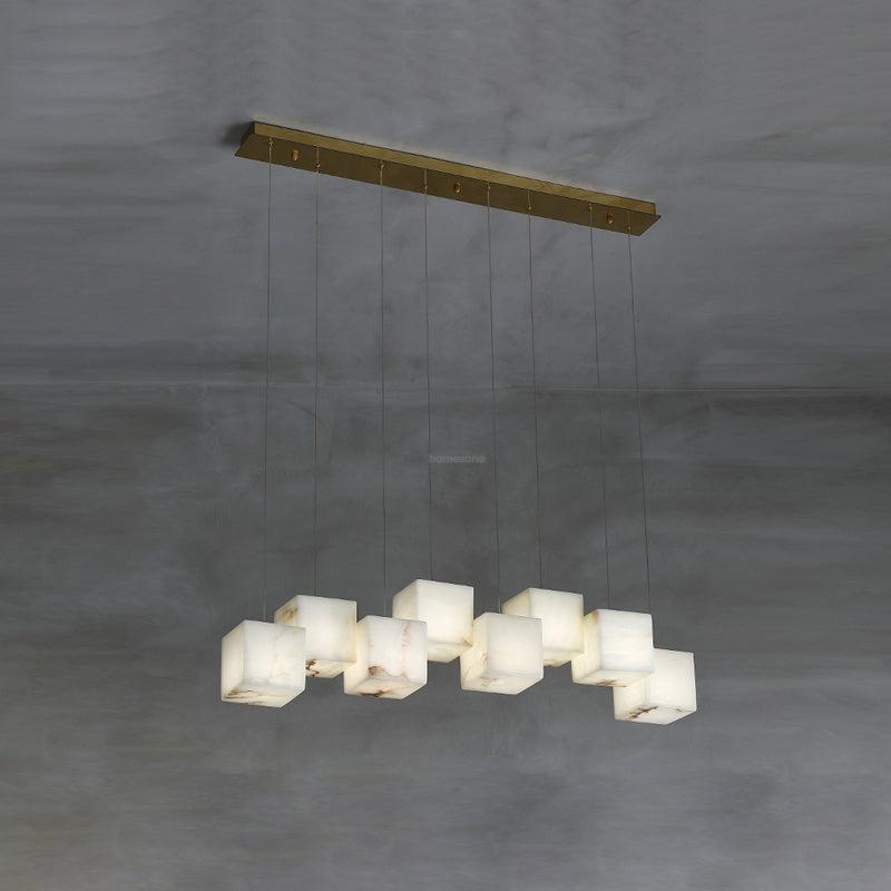 Alabaster Box Linear Chandelier - fovolighting