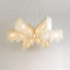 Alabaster Cascade Tiered Chandelier - fovolighting