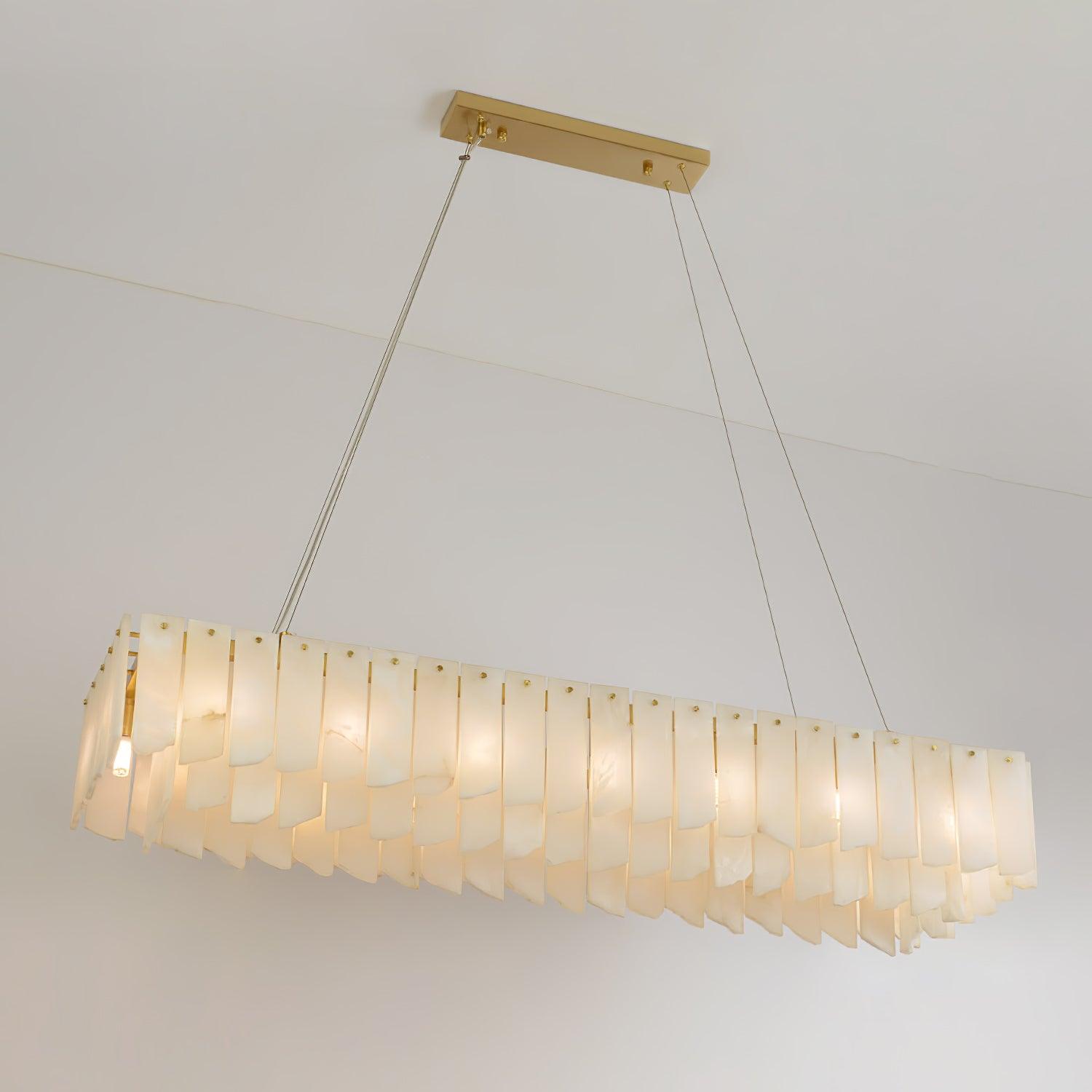 Alabaster Cascade Tiered Chandelier - fovolighting