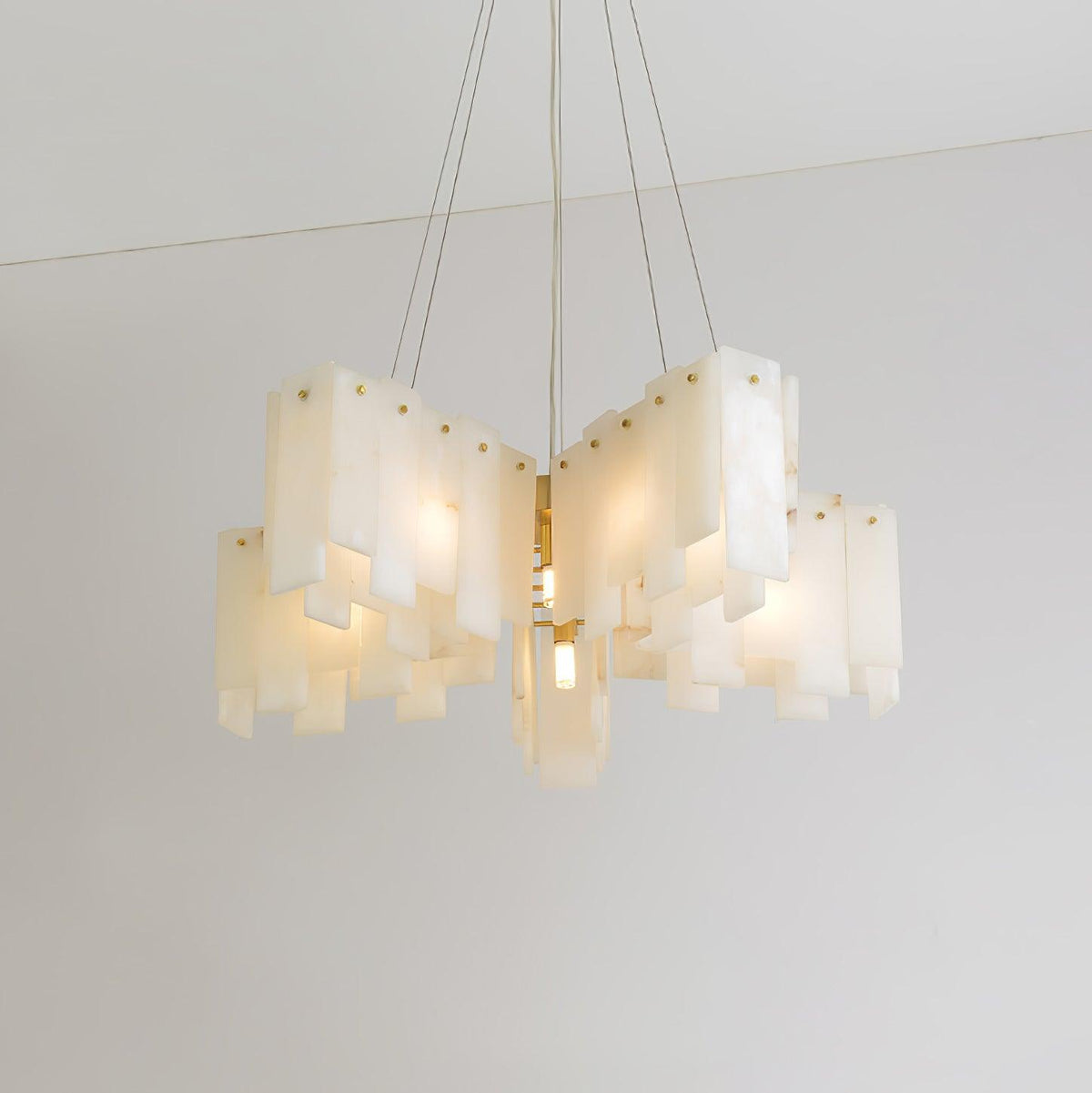 Alabaster Cascade Tiered Chandelier - fovolighting