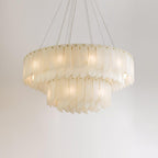 Alabaster Cascade Tiered Chandelier - fovolighting