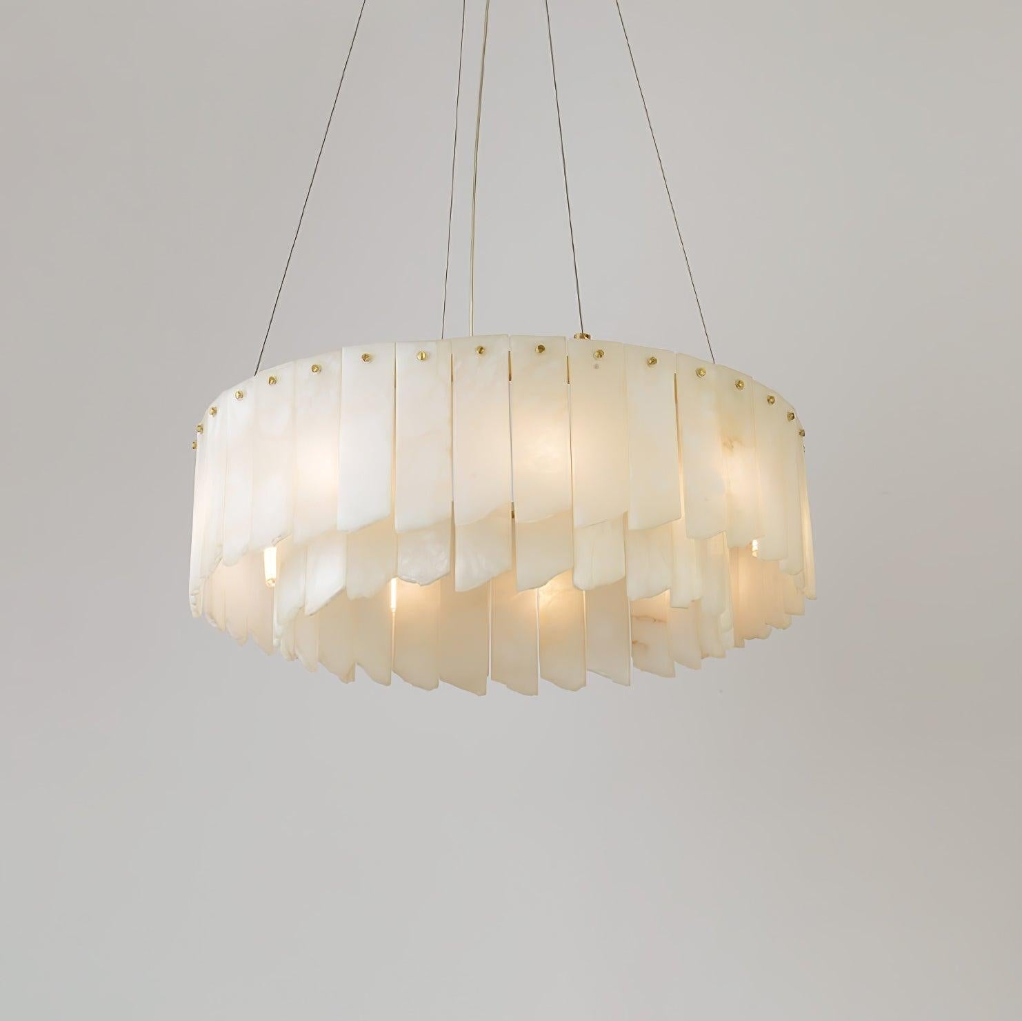 Alabaster Cascade Tiered Chandelier - fovolighting