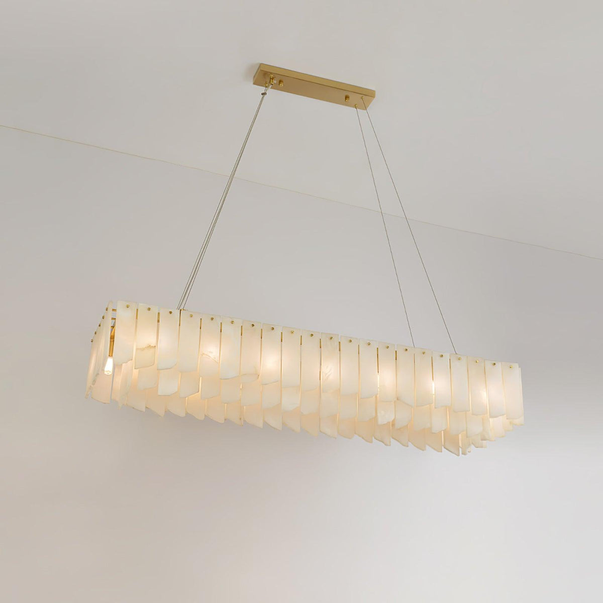 Alabaster Cascade Tiered Chandelier - fovolighting