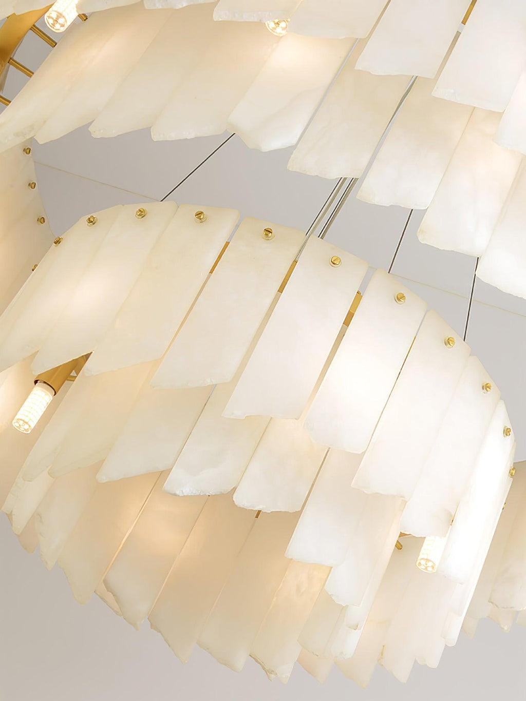 Alabaster Cascade Tiered Chandelier - fovolighting