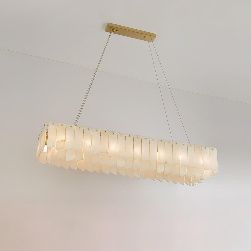 Alabaster Cascade Tiered Chandelier - fovolighting