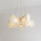 Alabaster Cascade Tiered Chandelier - fovolighting