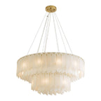 Alabaster Cascade Tiered Chandelier - fovolighting