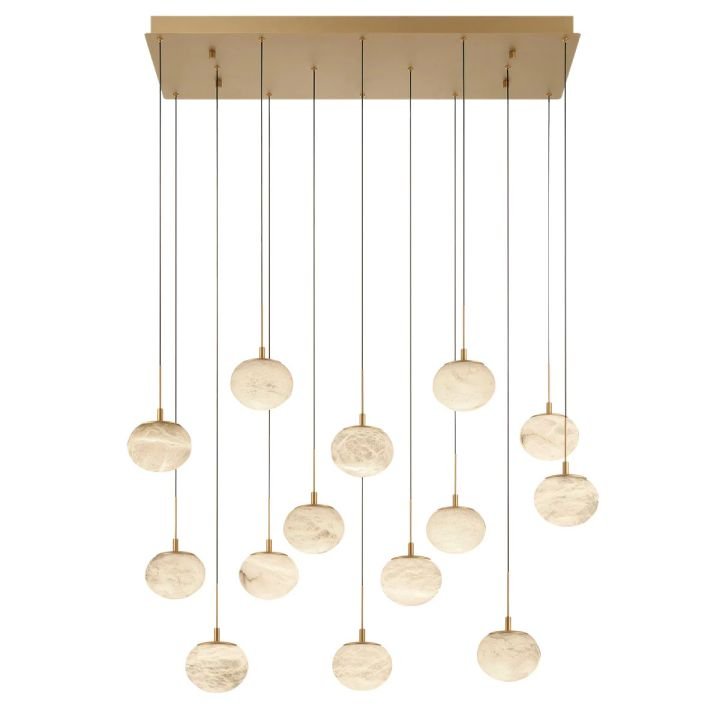 Alabaster Codri Linear LED Chandelier - fovolighting