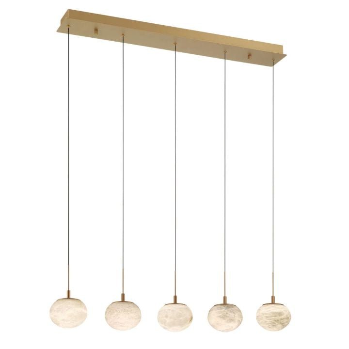 Alabaster Codri Linear LED Chandelier - fovolighting