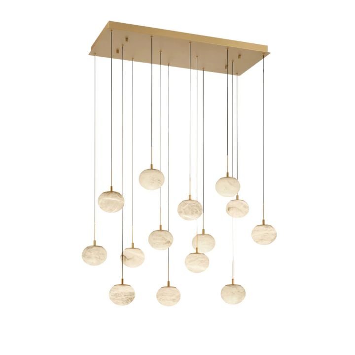 Alabaster Codri Linear LED Chandelier - fovolighting