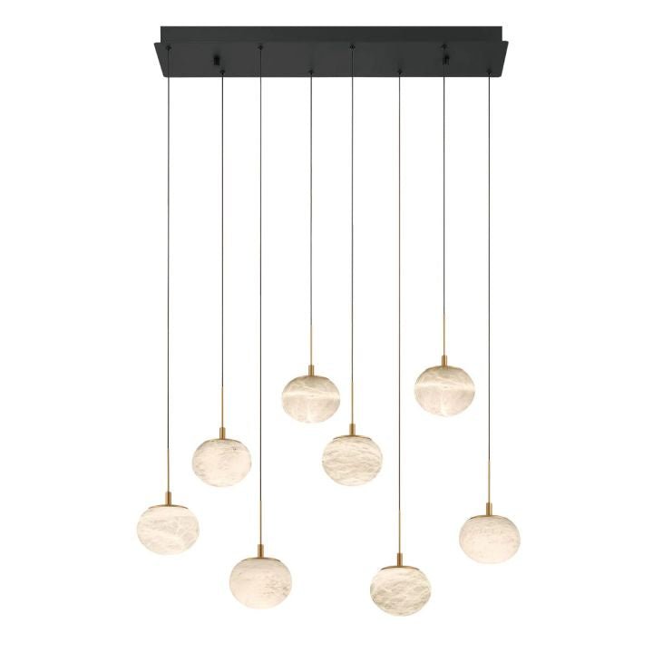 Alabaster Codri Linear LED Chandelier - fovolighting