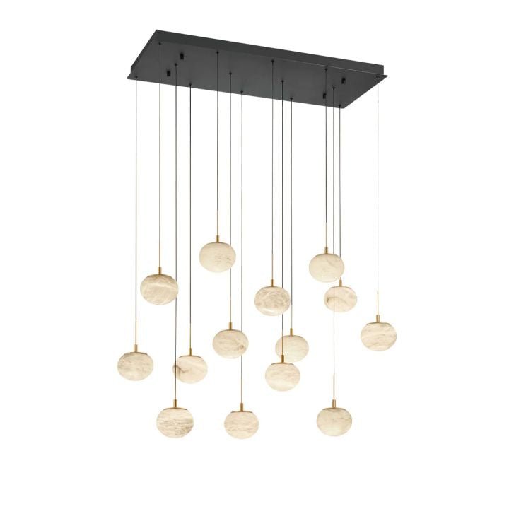 Alabaster Codri Linear LED Chandelier - fovolighting
