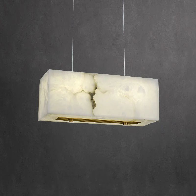 Alabaster Dining Room Chandelier - fovolighting
