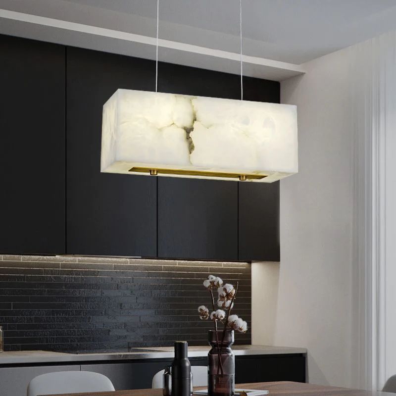 Alabaster Dining Room Chandelier - fovolighting