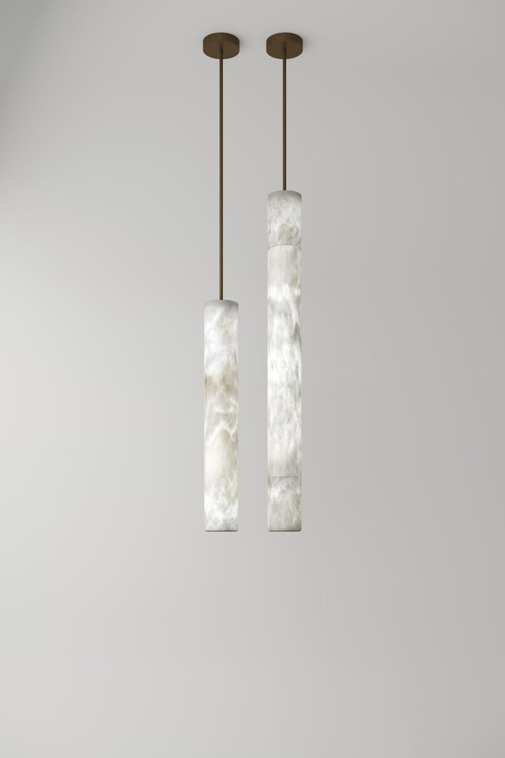 Alabaster long Pendant Light (customize） - fovolighting