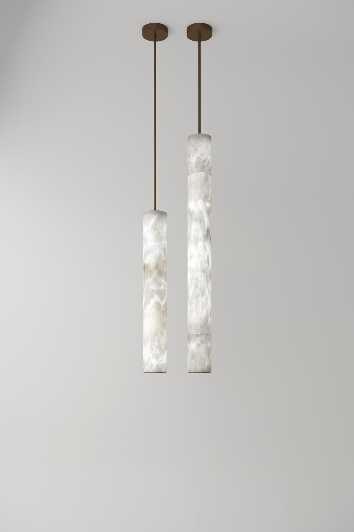 Alabaster long Pendant Light (customize） - fovolighting