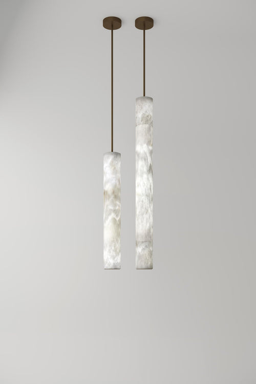 Alabaster long Pendant Light (customize） - fovolighting