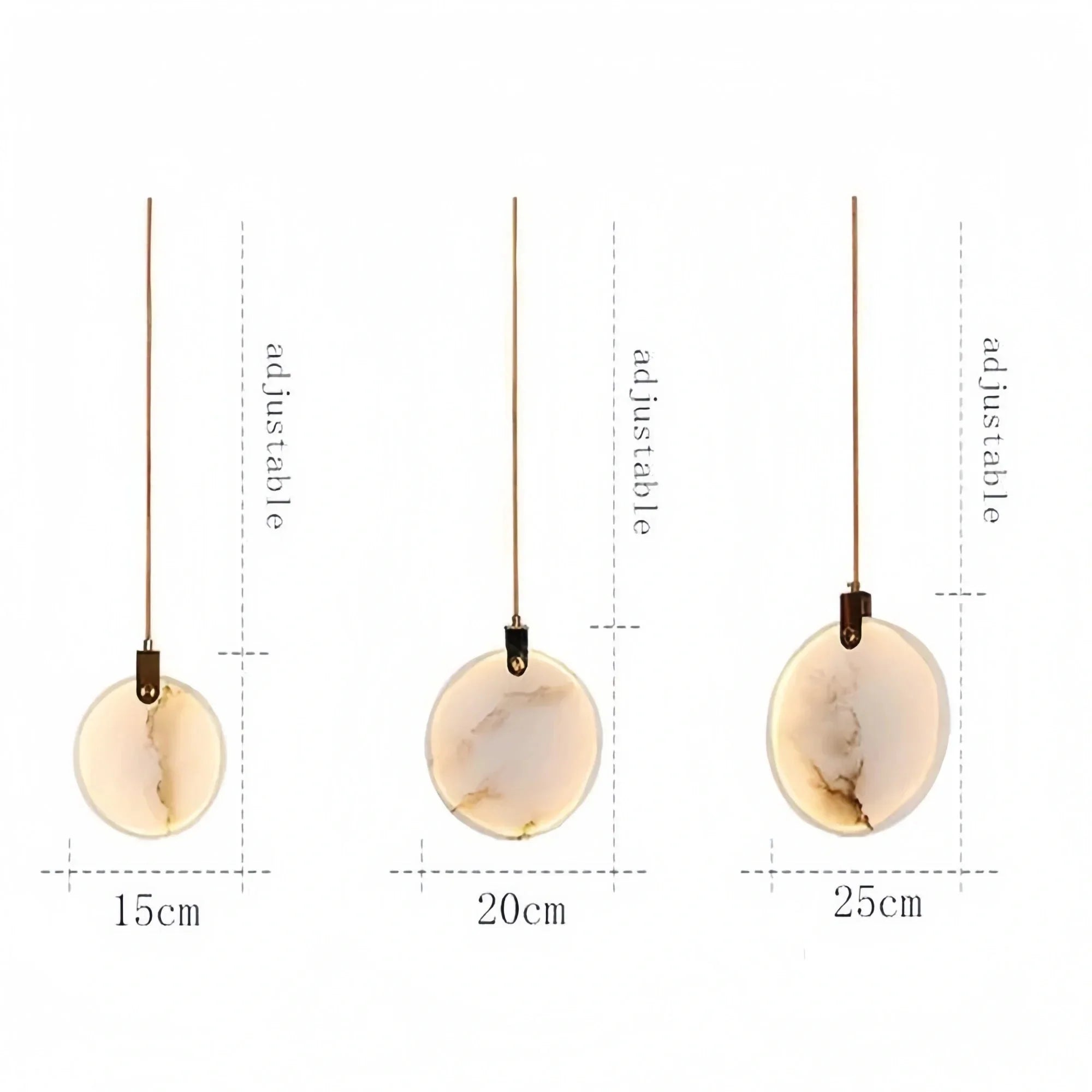 Alabaster Long Staircase Chandelier 5 styles
