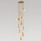 Alabaster Long Staircase Chandelier 5 styles