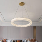 Alabaster Merika Round Chandelier - fovolighting