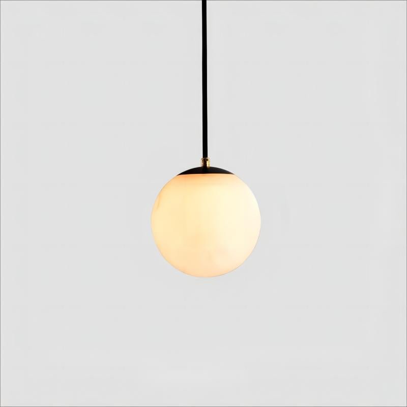 Alabaster Modern Structural Ball Chandelier - fovolighting