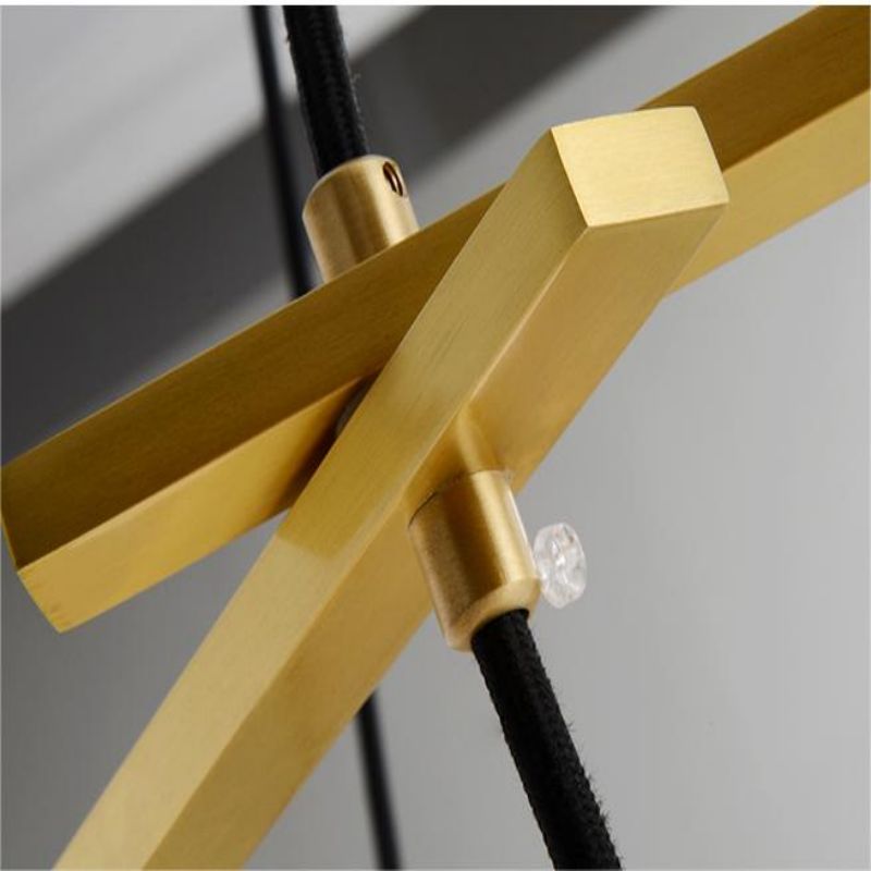 Alabaster Modern Structural Ball Chandelier - fovolighting