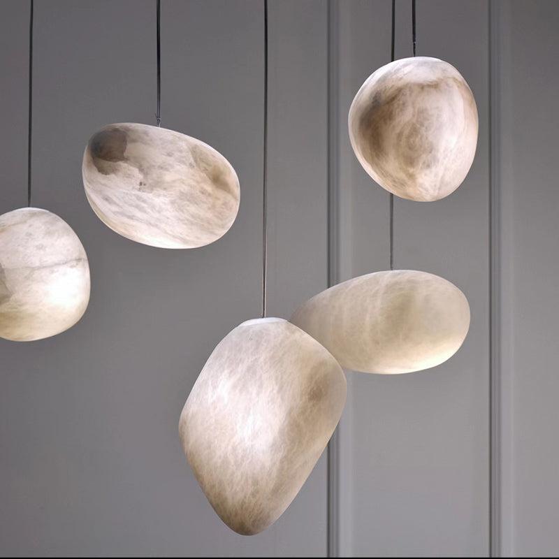 Alabaster Natural Stone Pendant - fovolighting