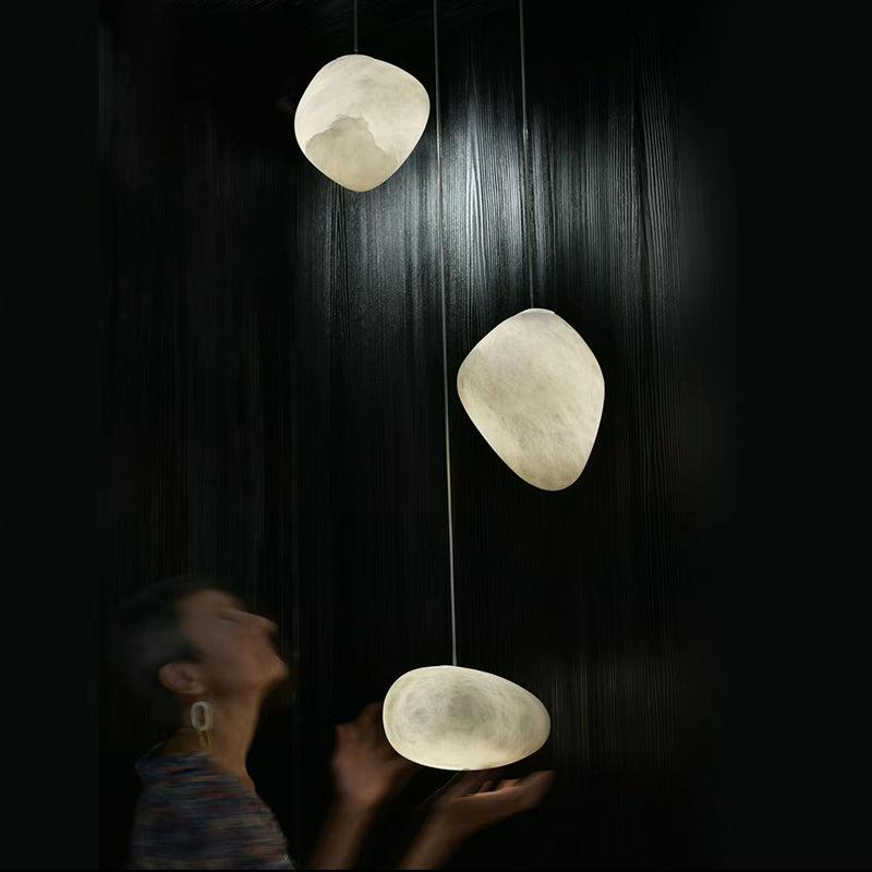 Alabaster Natural Stone Pendant - fovolighting
