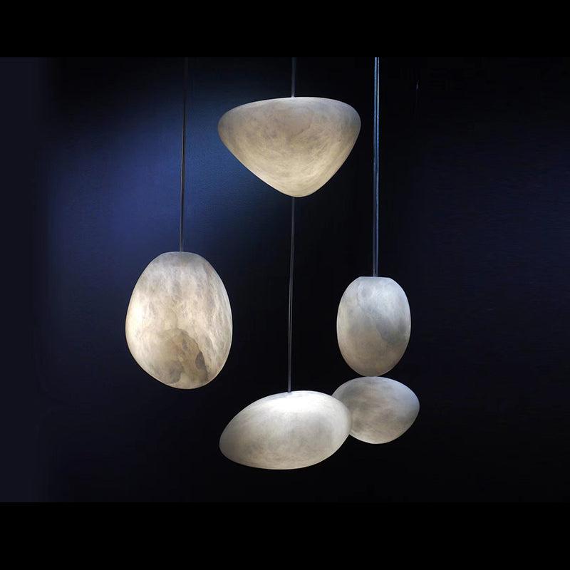 Alabaster Natural Stone Pendant - fovolighting
