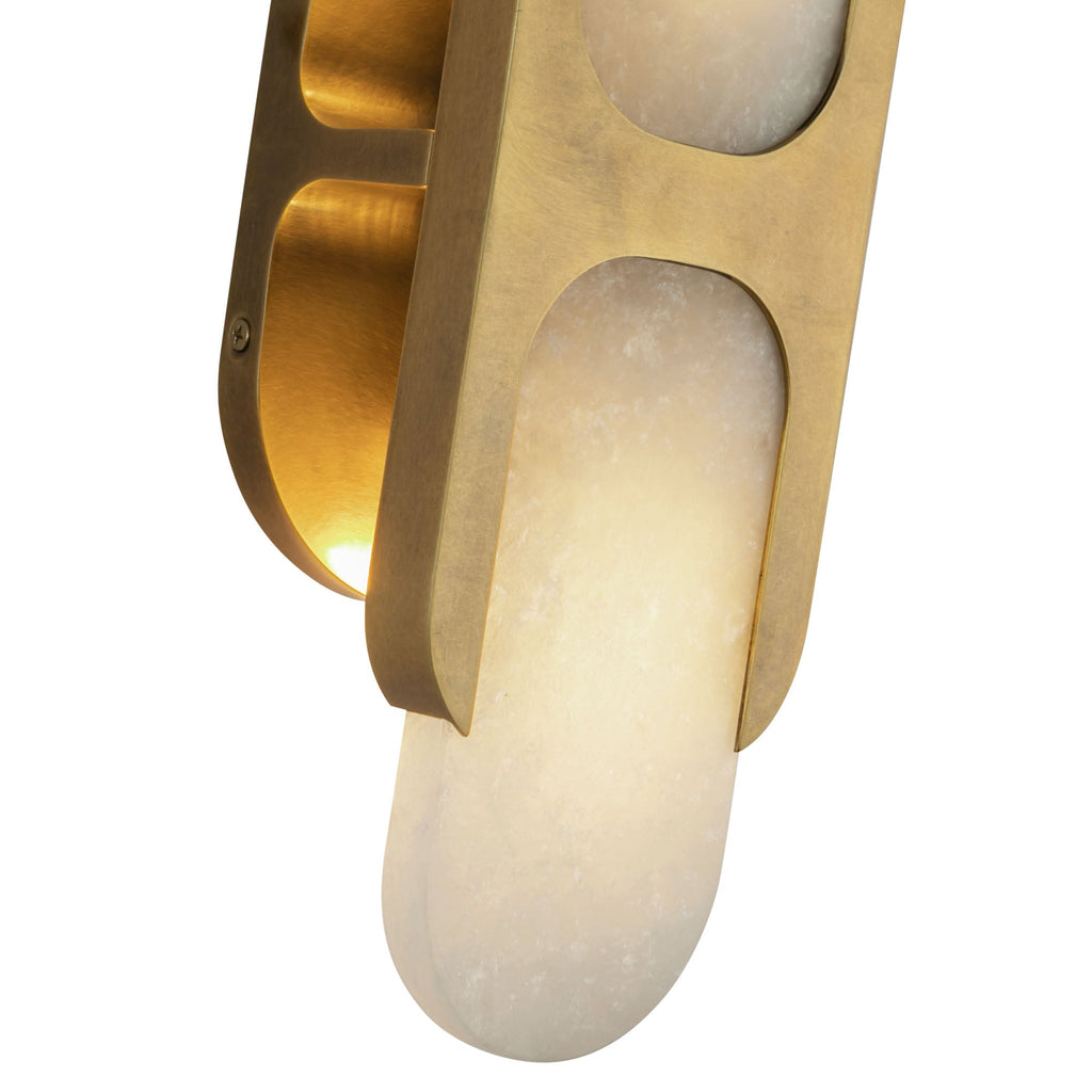 Alabaster Odin Large Wall Sconce - fovolighting