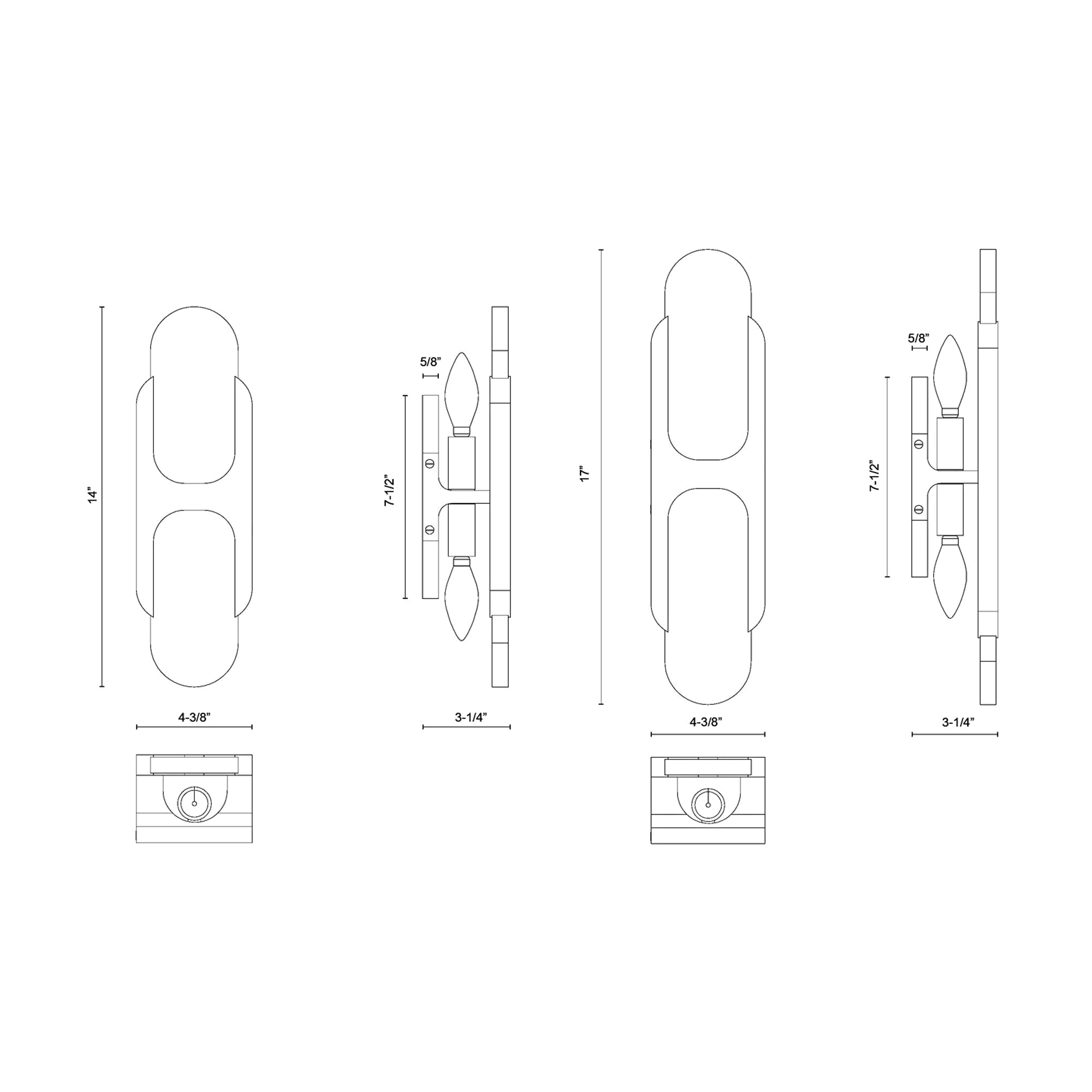 Alabaster Odin Large Wall Sconce - fovolighting