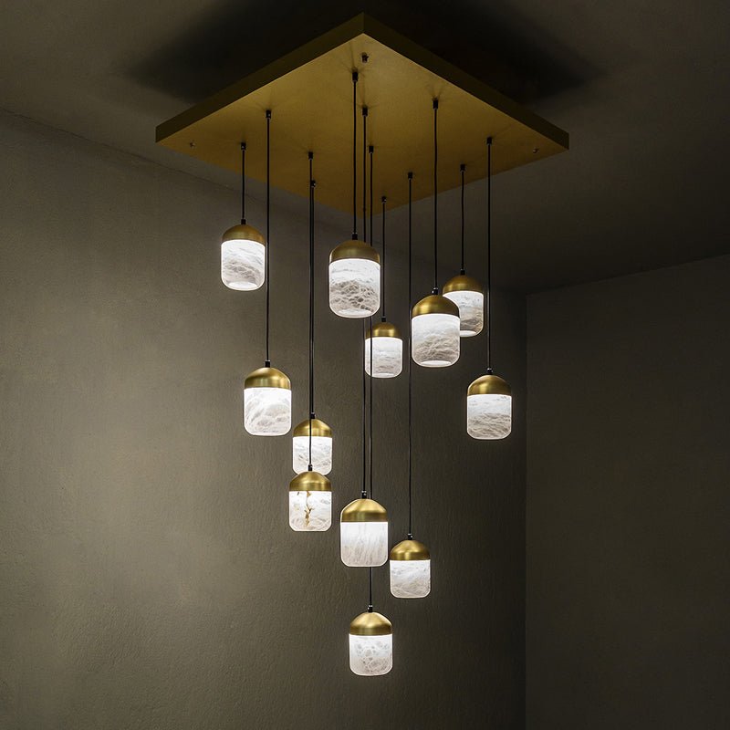 Alabaster Staircases Pendant Light - fovolighting