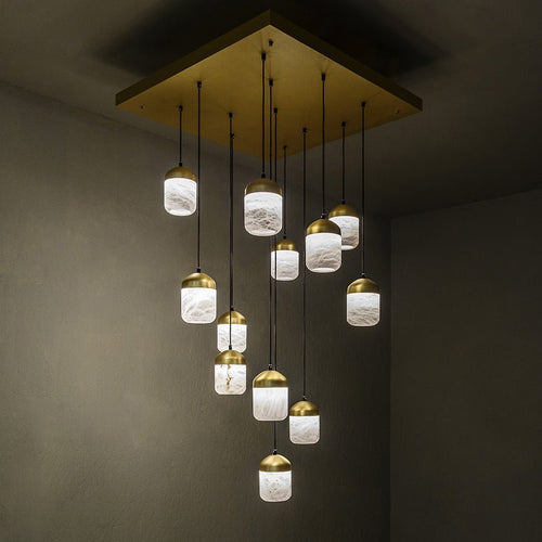 Alabaster Staircases Pendant Light - fovolighting