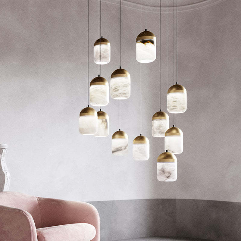 Alabaster Staircases Pendant Light - fovolighting