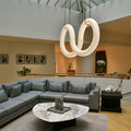 Alabaster Unique Chandelier Light For Living Room - fovolighting