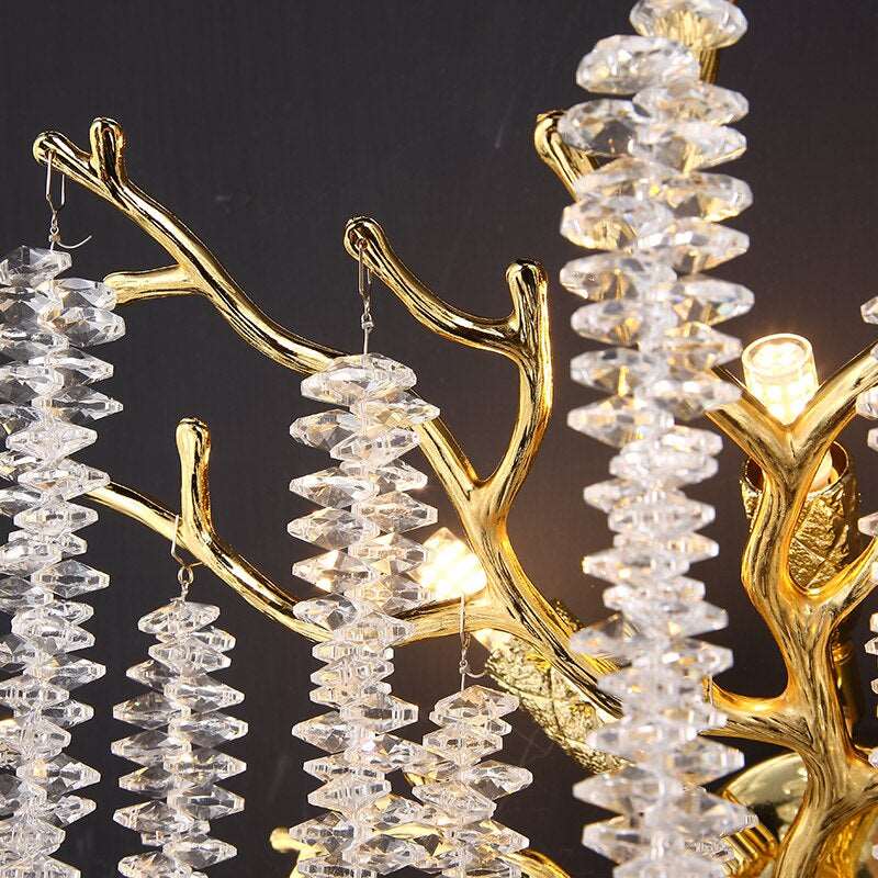 Albero Crystal Tassel Sconce - fovolighting