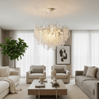 Albero Frost Glass Modern Chandelier - fovolighting
