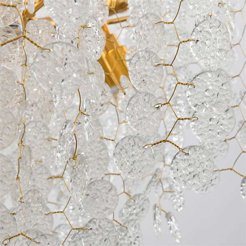 Albero Frost Glass Modern Chandelier - fovolighting