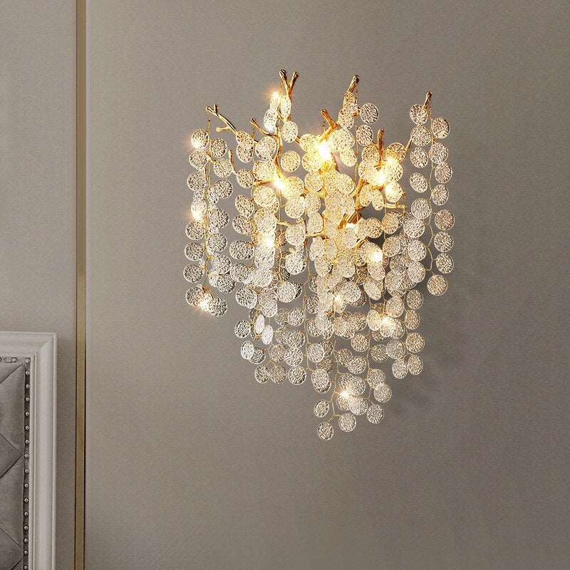 Albero Frost Glass Wall Sconce - fovolighting
