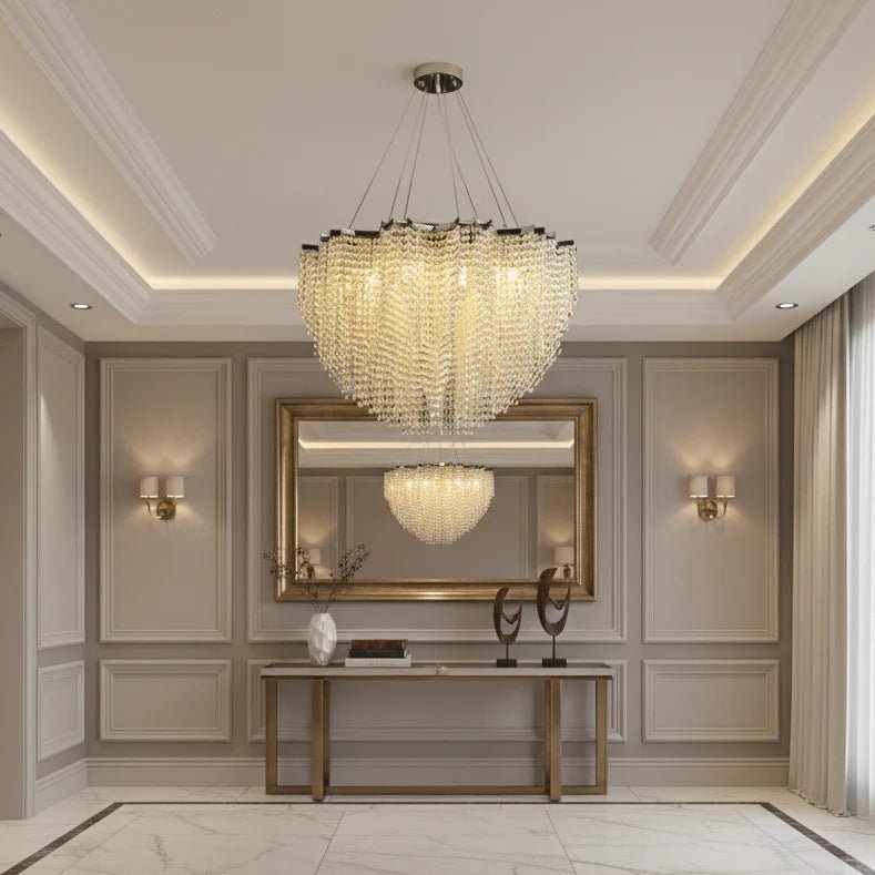 Alleri Crystal Chandelier - fovolighting