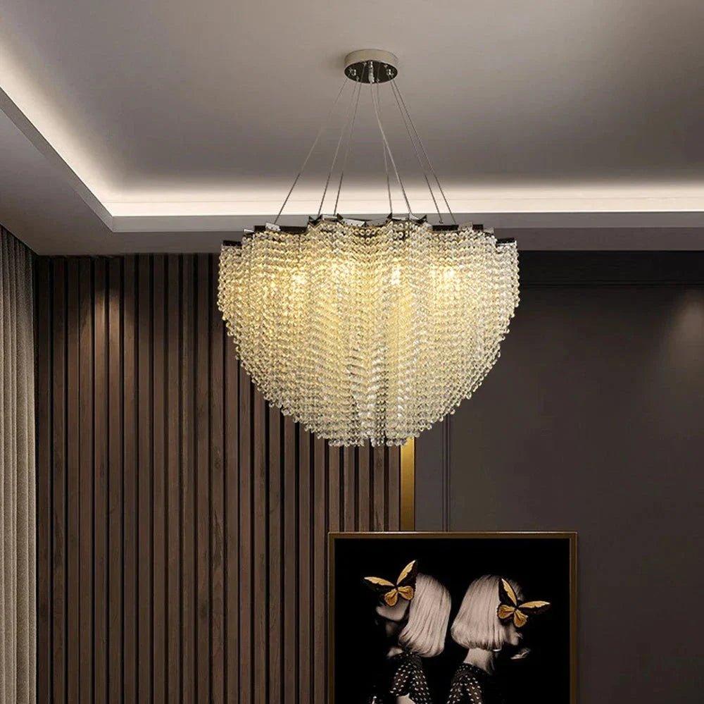 Alleri Crystal Chandelier - fovolighting