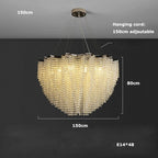Alleri Crystal Chandelier - fovolighting